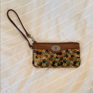 Fossil floral wristlet